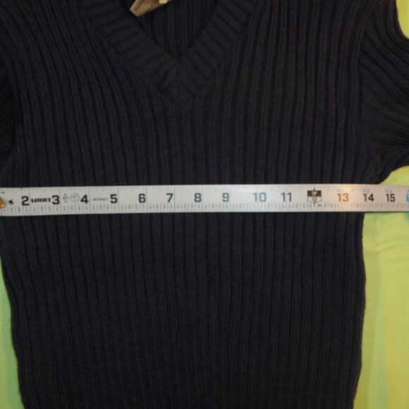 AUTHORIZED US AIR FORCE sz32/34 BRIGADE WOOLY PULLY SWEATER 100% AF BLUE LD 6496 - Picture 5 of 11